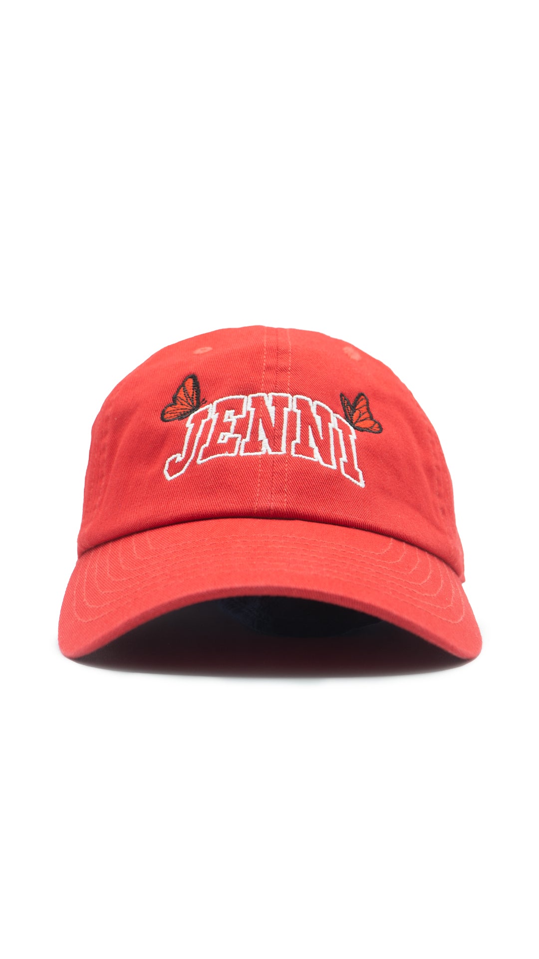 Jenni Butterly Red Dad Hat