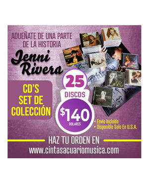 Jenni Rivera 25 discos de Colección